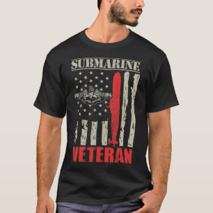 Camiseta Regalo De Submarino Militar Estadounidense Para Ve