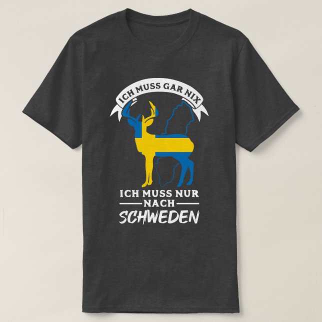 Camiseta Regalo de Suecia Estocolmo Malmo Fika Sueco (Diseño del anverso)