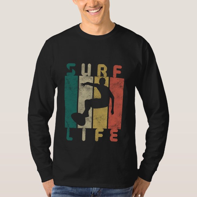 Camiseta regalo de surfista de surf retro (Anverso)