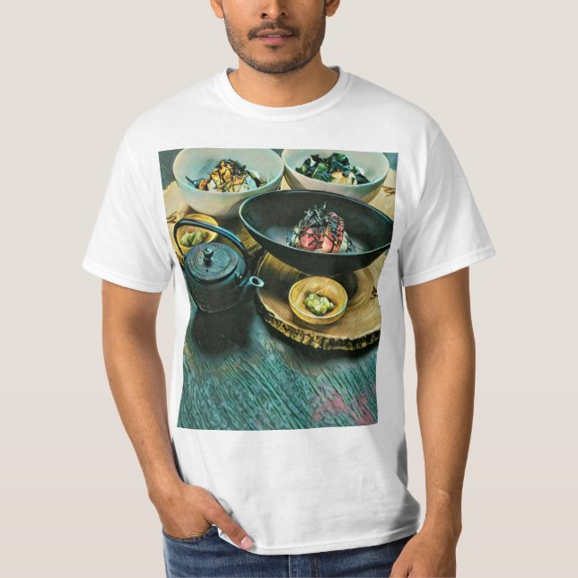 Camiseta Regalo de sushi vintage (Anverso)