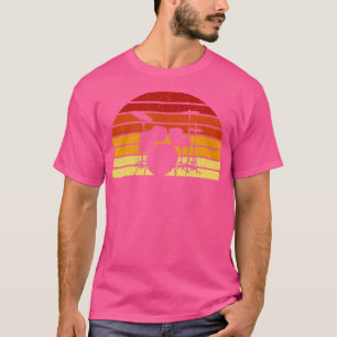 Camiseta Regalo De Tambor Vintage Sunset Para Tambores Y Pe