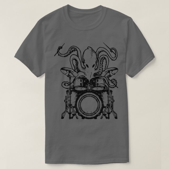Camiseta Regalo de tambores de pulpo de tambor (Diseño del anverso)