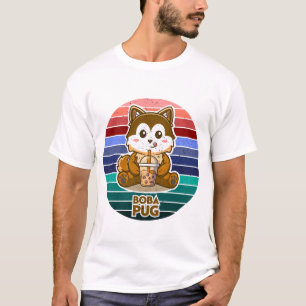Camiseta Regalo de té burbuja Kawaii Retro para amantes de 