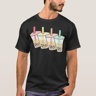Camiseta Regalo de té de burbuja retro para mujeres Boba de