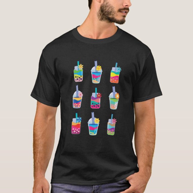 Camiseta Regalo De Té De Leche De Burbuja Para El Té De Kaw (Anverso)