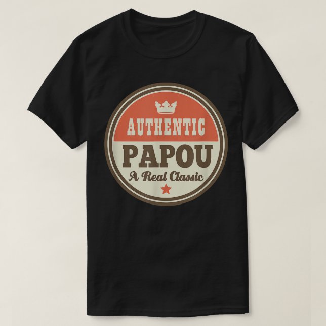 Camiseta Regalo de té del Día de los Padres del Abuelo Papo (Diseño del anverso)