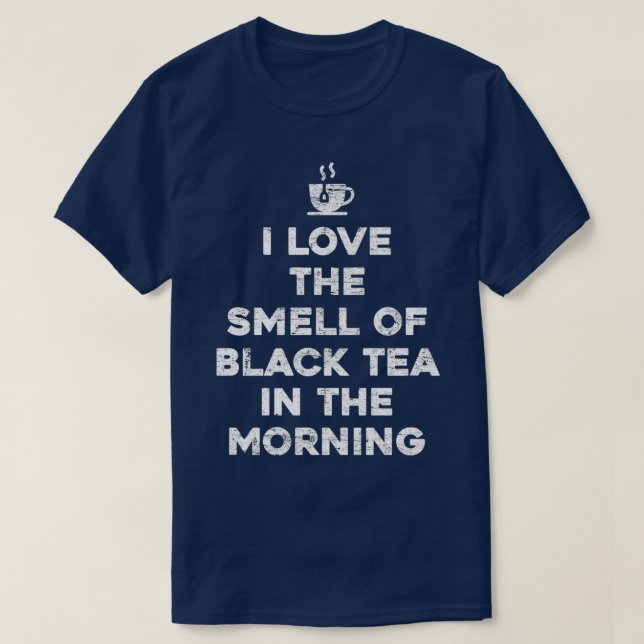 Camiseta Regalo de té negro (Diseño del anverso)