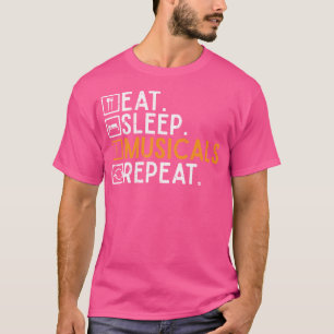 Camiseta Regalo de teatro de Broadway Come Sleep Musicals R