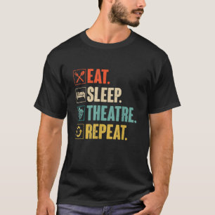 Camiseta Regalo de teatro de teatro de repetición de teatro