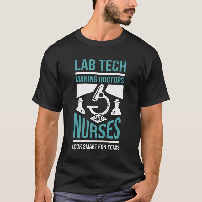 Camiseta Regalo de Técnico de Laboratorio Técnico de Labora (Anverso)