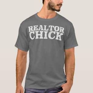 Camiseta Regalo de tipografía de Chick House Broker