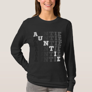 Camiseta Regalo de tipografía de tía