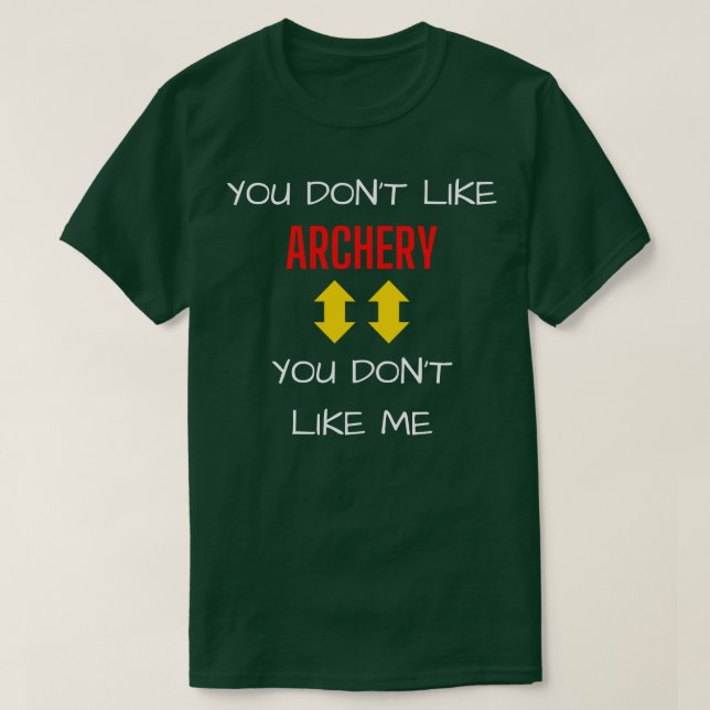 Camiseta Regalo de tiro con arco (Diseño del anverso)