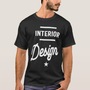 Camiseta Regalo de títulos de trabajo de diseño interior