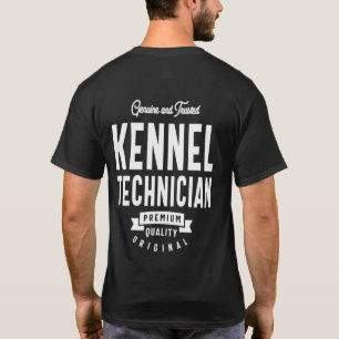 Camiseta Regalo de títulos de trabajo de técnico de Kennel