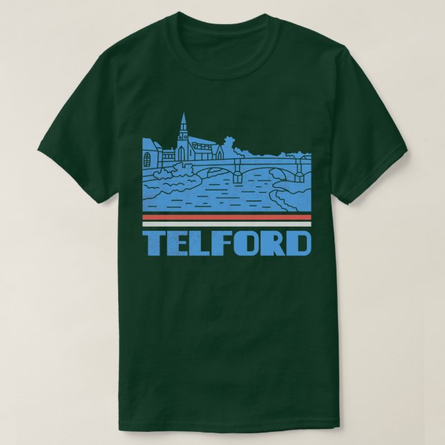Camiseta Regalo de Tord City Inglaterra City Silhouette Sky (Diseño del anverso)