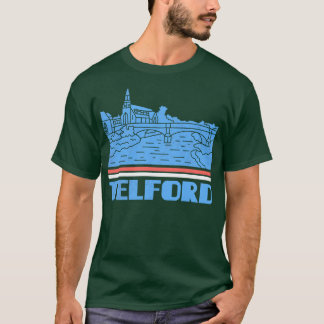 Camiseta Regalo de Tord City Inglaterra City Silhouette Sky