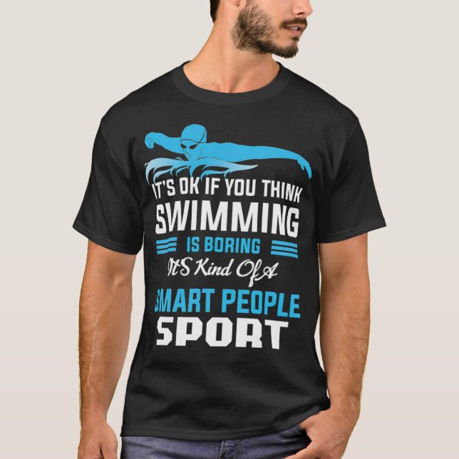 Camiseta Regalo de torneo deportivo de natación de natación (Anverso)