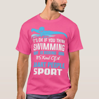 Camiseta Regalo de torneo deportivo de natación para nataci