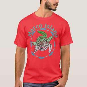 Camiseta Regalo de tortuga de ribal de la isla de Marco