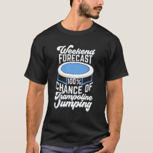 Camiseta Regalo de trampoline saltando gimnasia