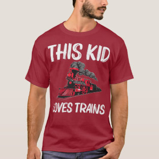 Camiseta Regalo De Tren De Guay Para Niños - Público Ferrov