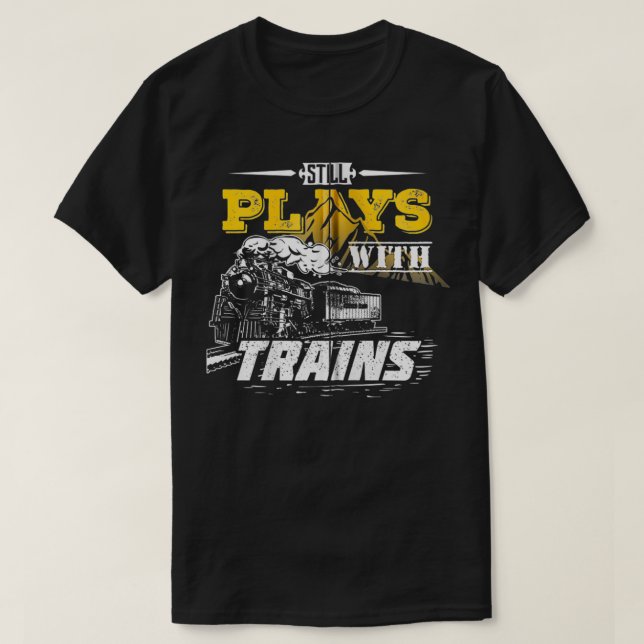 Camiseta Regalo De Tren De Modelo Para Un Modelo Builder Zi (Diseño del anverso)