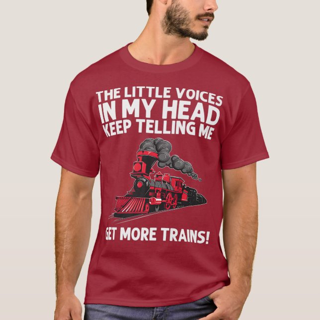 Camiseta Regalo De Tren Guay Para Hombres Mujeres Ferroviar (Anverso)