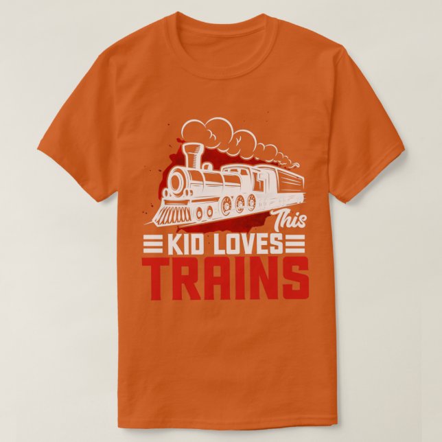 Camiseta Regalo De Tren Guay Para Niños Tráfico Público Fer (Diseño del anverso)