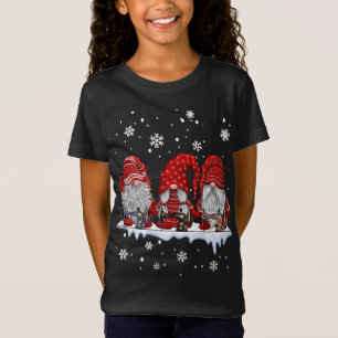 Camiseta Regalo de tres gnomos de costura y navidades de ed