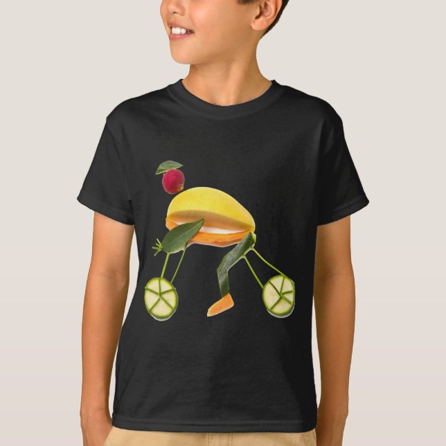 Camiseta Regalo de Triatlón de Ciclismo Fruta y Veggie (Anverso)