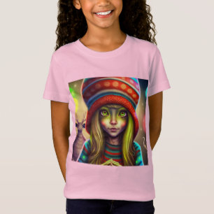 Camiseta Regalo de un Chica hippie.