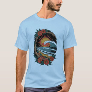 Camiseta Regalo de vacaciones al atardecer para amante de l