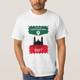 Camiseta Regalo de vacaciones de destino en México