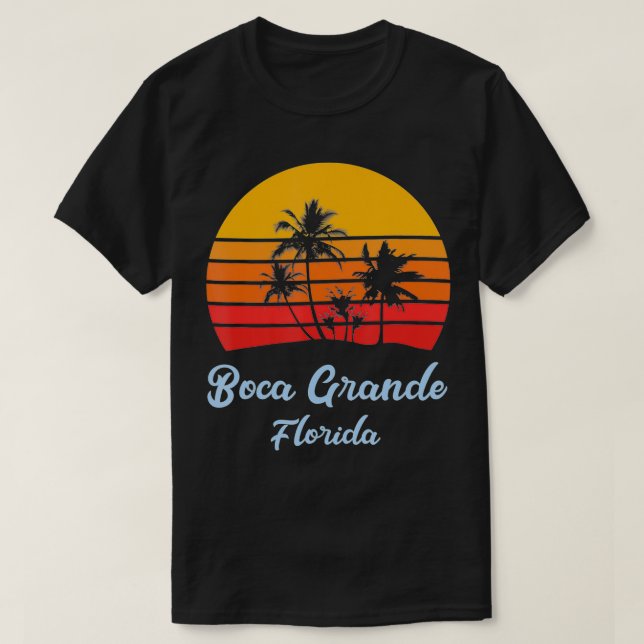 Camiseta Regalo de vacaciones de verano de Retro Boca Grand (Diseño del anverso)