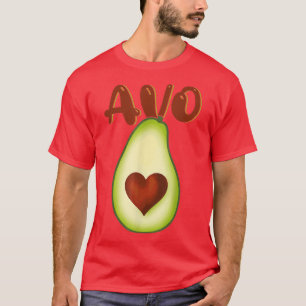Camiseta Regalo de Vegetariano Aguacate Vegan para Parejas 