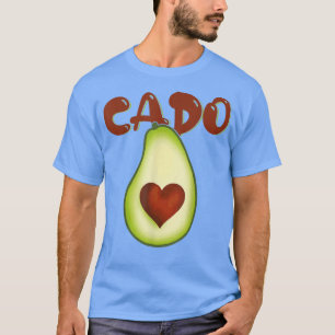 Camiseta Regalo de Vegetariano Aguacate Vegan para Parejas 