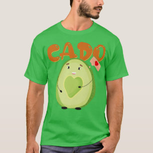 Camiseta Regalo de Vegetariano Aguacate Vegan para Parejas 