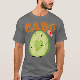 Camiseta Regalo de Vegetariano Aguacate Vegan para Parejas