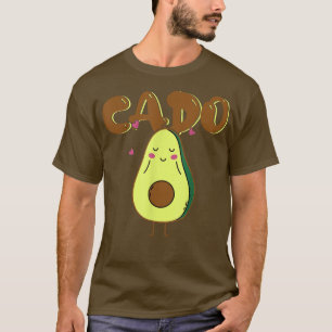 Camiseta Regalo de Vegetariano Aguacate Vegan para Parejas 
