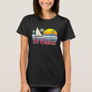 Camiseta Regalo de vela tropical de Santa Cruz de los años 