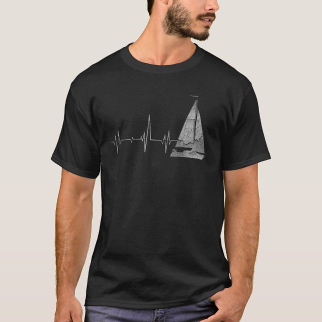 Camiseta Regalo de velero de vela estilo retro (Anverso)