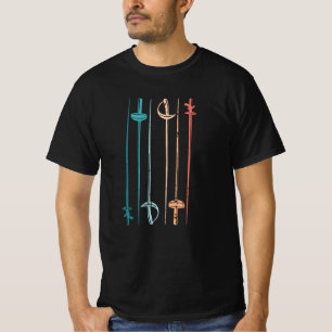 Camiseta Regalo de veneración de esgrima de Saber para esg
