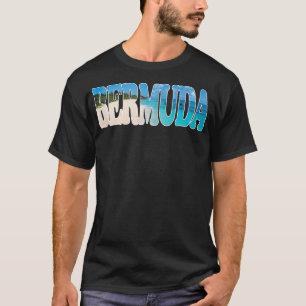 Camiseta Regalo de verano de Bermuda Beach Pink Sand Ocean 