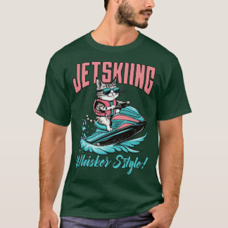 Camiseta Regalo de verano de esquí a chorro de gato 3