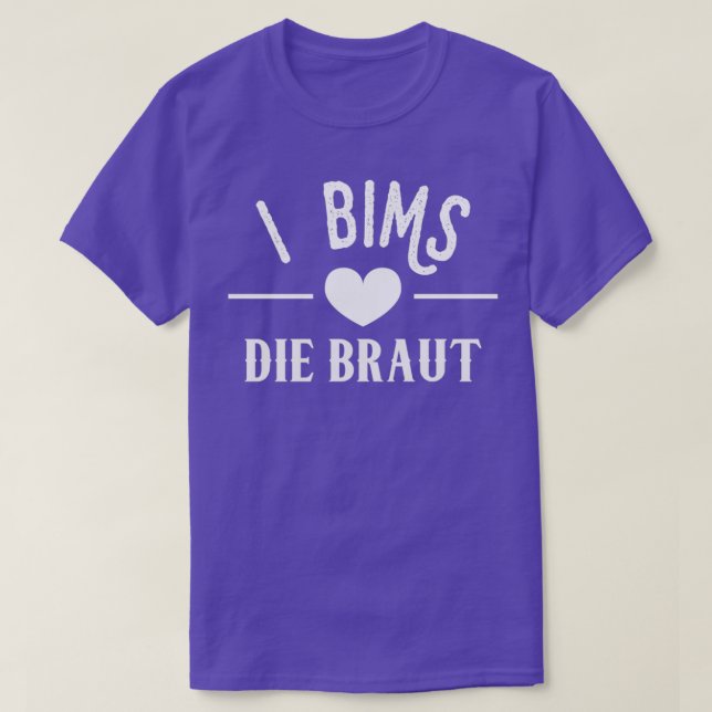 Camiseta Regalo de vestimenta de Boda casada boda (Diseño del anverso)