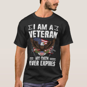 Camiseta Regalo de veterano americano orgulloso: mi juramen