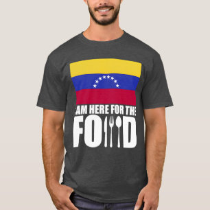 Camiseta regalo de viaje de comida típica de Venezuela