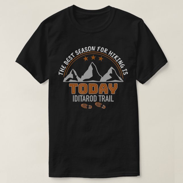 Camiseta Regalo de viaje de Iditarod (Diseño del anverso)