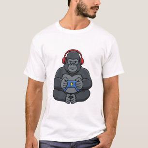 Camiseta Regalo de videojuegos de Gamer Bruh Gorilla para c